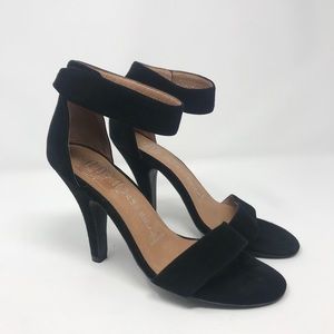 Jeffrey Campbell Ankle Suede Heels Sz 7.5